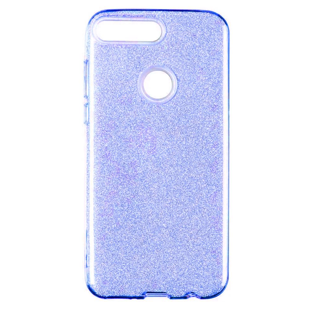 Чохол Remax Glitter Siliconе для Huawei Y7 Prime (2018) Синій