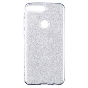 Чохол Remax Glitter Siliconе для Huawei Y7 Prime (2018) Срібний