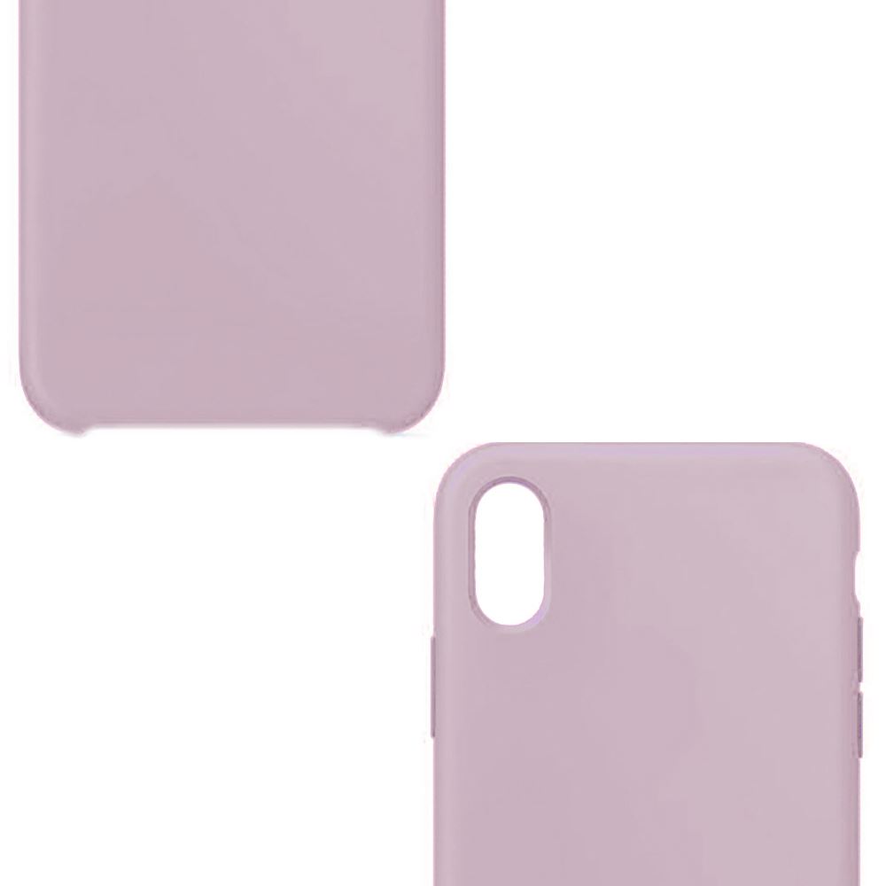 Чохол Original Silicone для iPhone XS Max Пудровий - Зображення 4