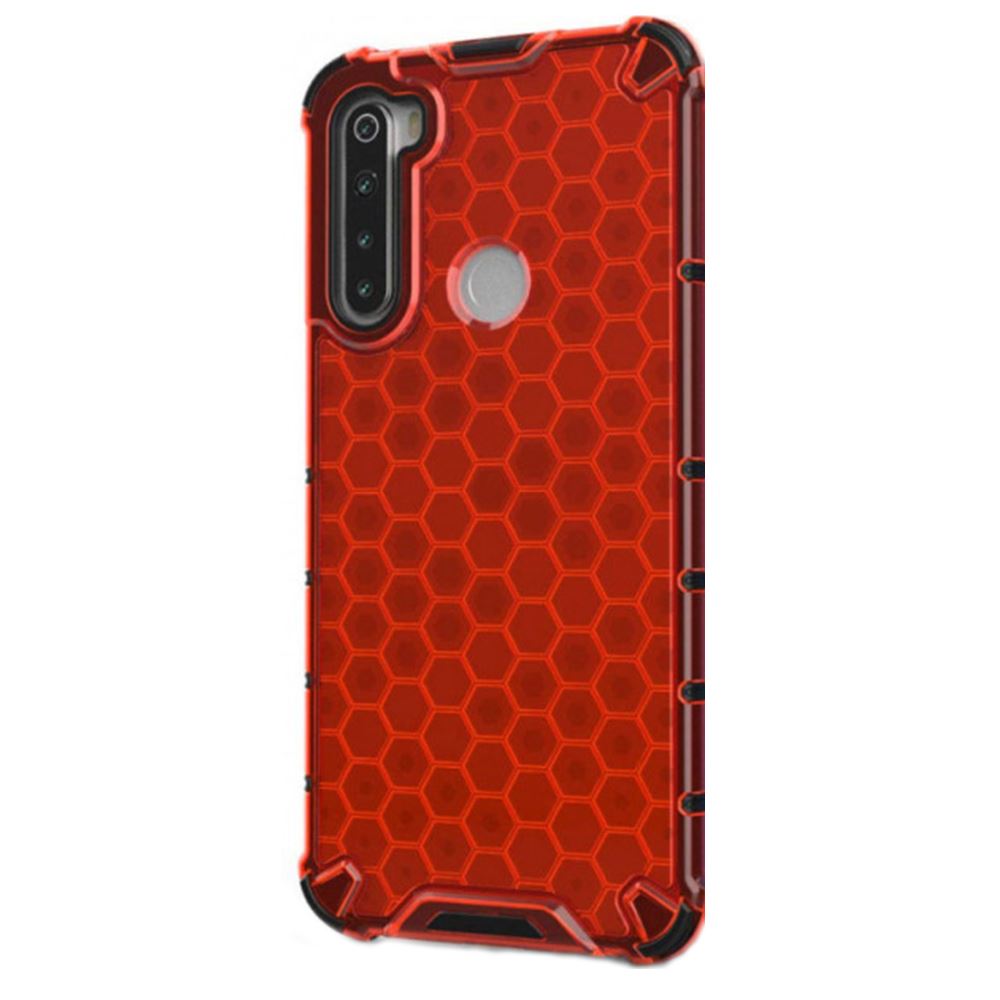 Чохол ударостійкий Crashproof Honeycomb для Xiaomi Redmi Note 8 (Червоний) - Зображення 3