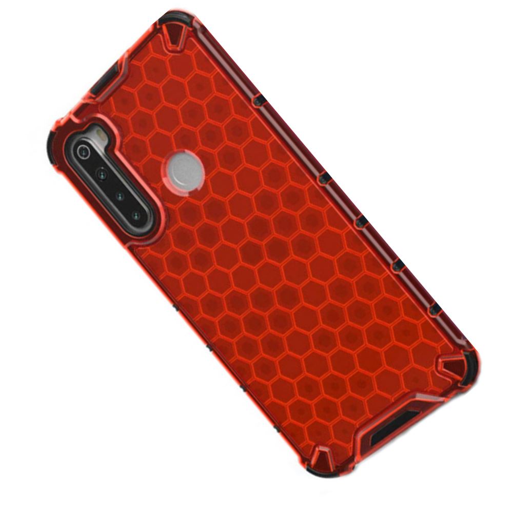 Чохол ударостійкий Crashproof Honeycomb для Xiaomi Redmi Note 8 (Червоний) - Зображення 4
