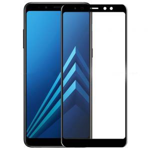 Захисне скло для SAMSUNG A730 Galaxy A8 Plus (2018)  (0.3 мм, 2.5D, Full Screen, чорний)