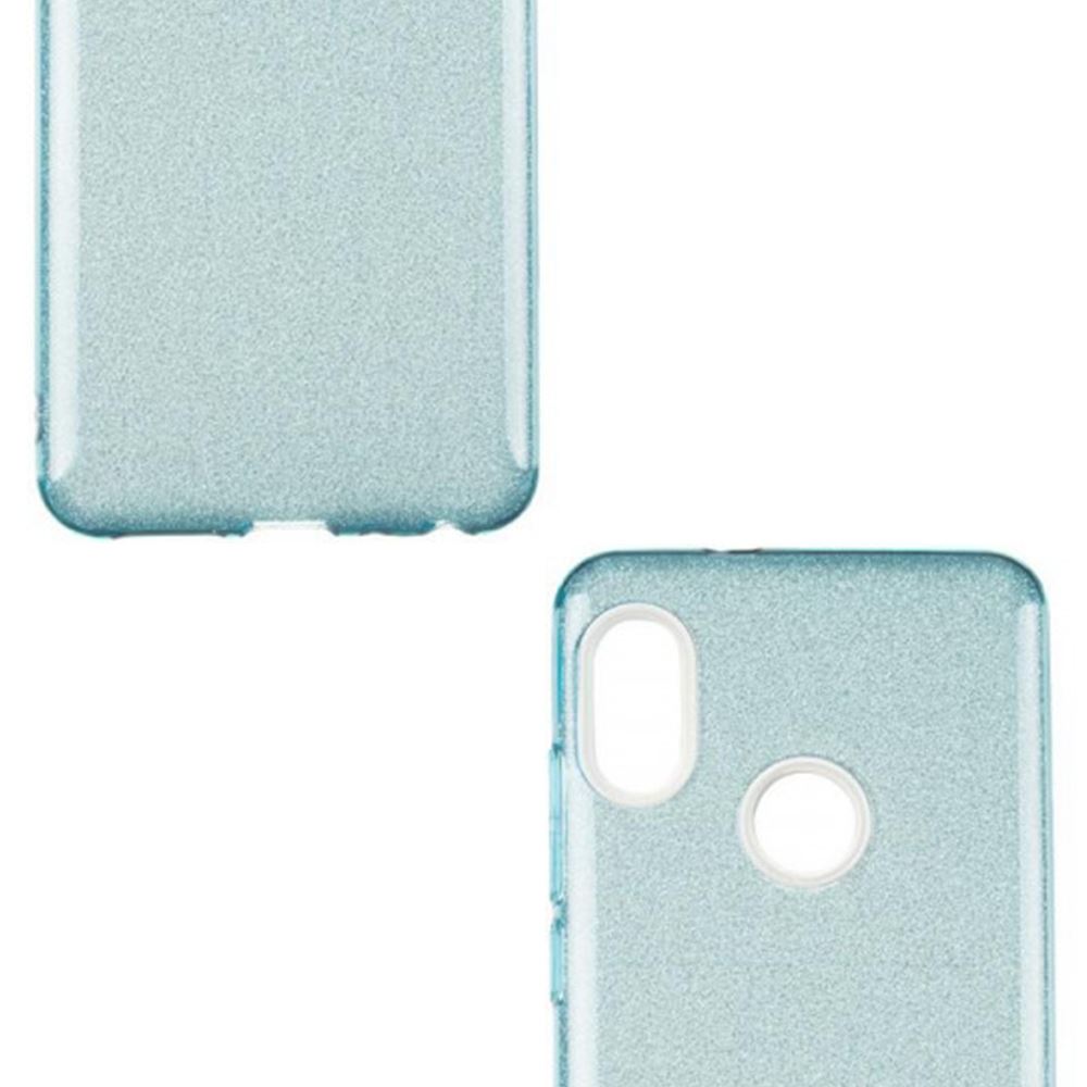Чохол Remax Glitter Silicone для Xiaomi Redmi Note 6 Pro Блакитний - Зображення 2