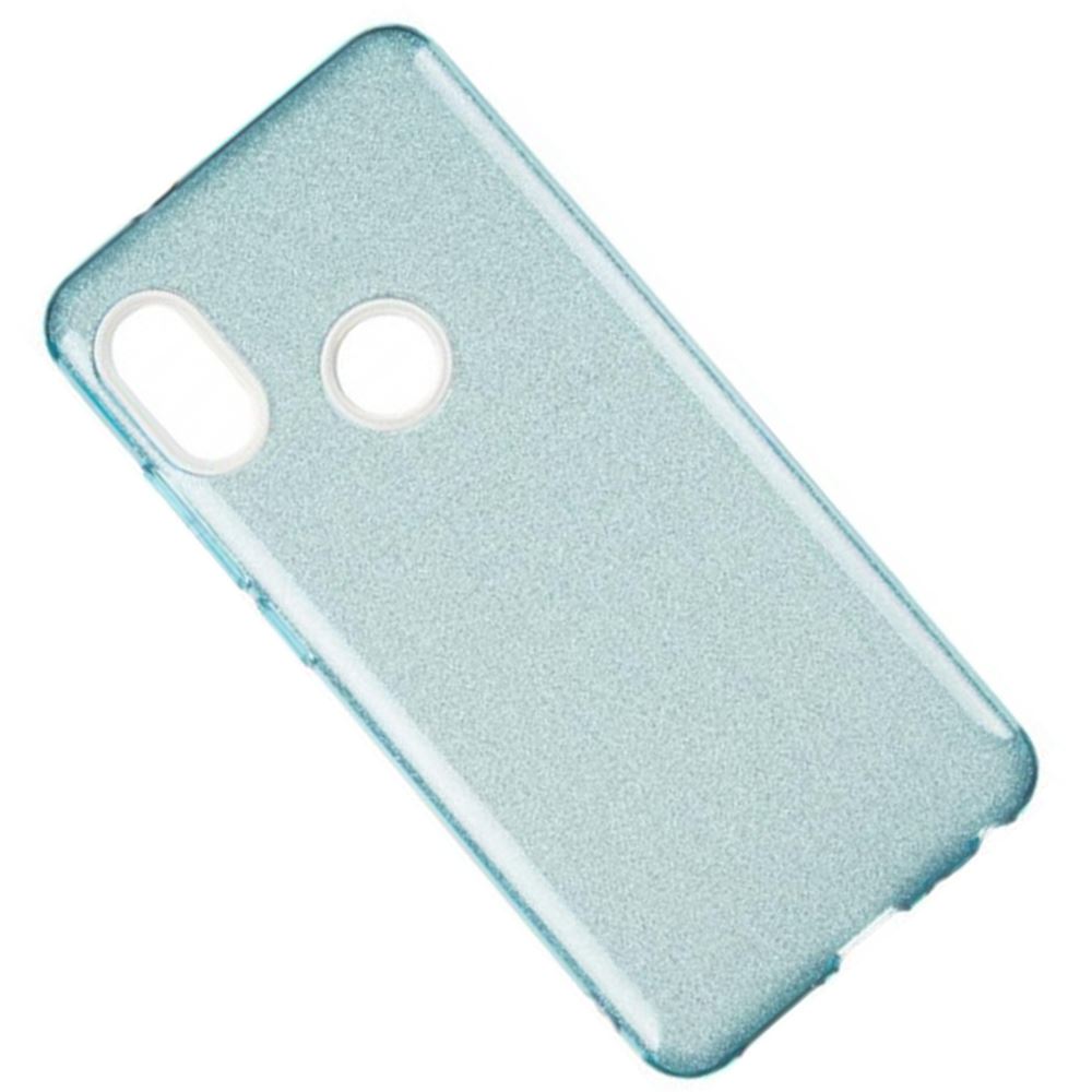 Чохол Remax Glitter Silicone для Xiaomi Redmi Note 6 Pro Блакитний - Зображення 3
