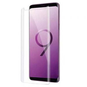 Захисне скло UV в комплекті з UV клеєм і лампою для SAMSUNG G965 Galaxy S9 Plus (0.25 мм, 3D, прозорий)