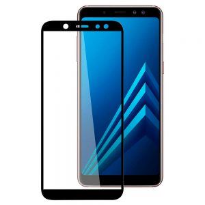 Захисне скло для Samsung A605 Galaxy A6 Plus (2018)/A9 Star Lite Full Glue (0.3 мм, 2.5D, чорний)