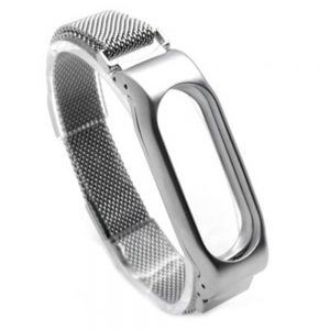 Ремінець Milanese design для фітнес-браслета Xiaomi Band 2 Срібний