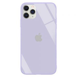 Чохол скляний для Apple iPhone 11 Pro Лавандовий