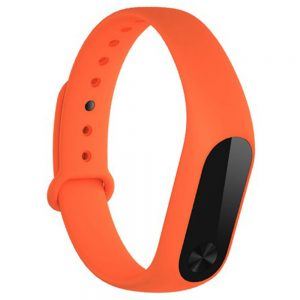 Ремінець Clear Bracelet для Xiaomi Mi Band 3/4 Помаранчевий
