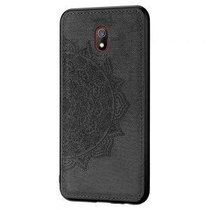 Чохол TPU+Textile Mandala з 3D тисненням для Xiaomi Redmi 8а Чорний