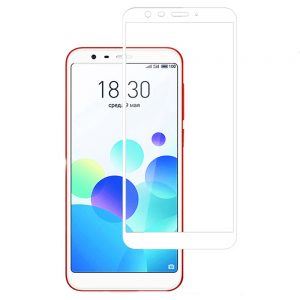 Захисне скло для MEIZU M8c (0.3 мм, 2.5D, Full Screen, білий)