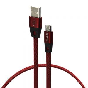Кабель USB iMax Micro (USB 3.0) Wide Nylong (1m) Червоний