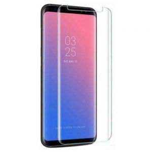 Захисне скло UV в комплекті з UV клеєм і лампою для SAMSUNG G955 Galaxy S8 Plus (0.25 мм, 3D, прозорий)