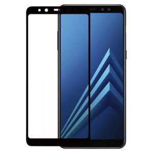 Захисне скло для SAMSUNG A530 Galaxy A8 (2018)  (0.3 мм, 2.5D, Full Screen, чорний)
