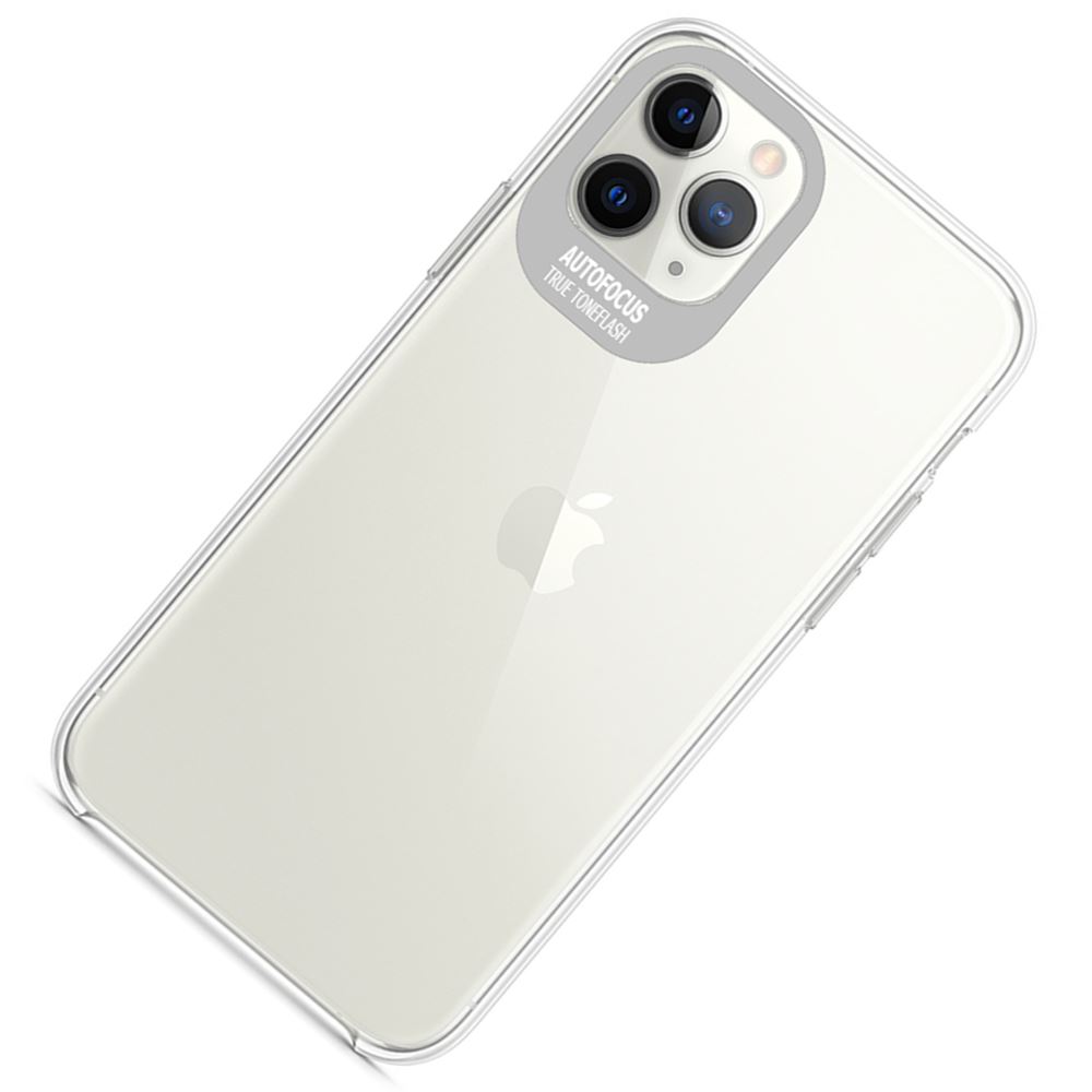 Чохол TPU Epic clear flash для Apple iPhone 11 Pro (5.8") (Прозорий / Срібний) - Зображення 2