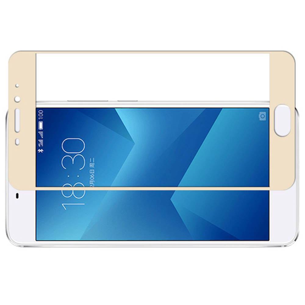 Захисне скло для MEIZU M5 Note (0.3 мм, 2.5D, Full Screen, золотистий) - Зображення 2
