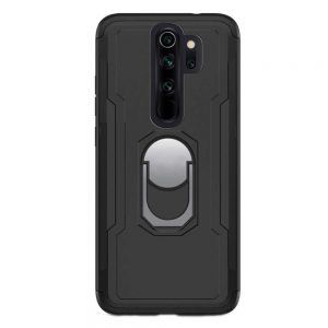 Чохол ударостійкий Serge Ring для Xiaomi Redmi Note 8 Pro (Чорний)