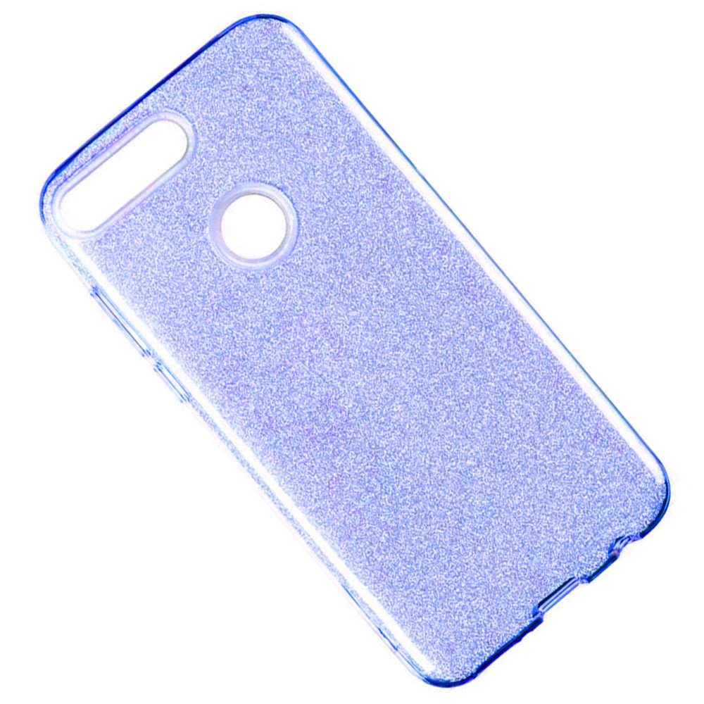 Чохол Remax Glitter Siliconе для Huawei Y7 Prime (2018) Синій - Зображення 3