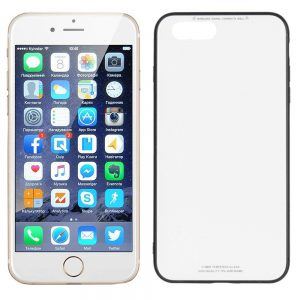 Чохол скляний iPaky для iPhone 6/6S Plus Білий