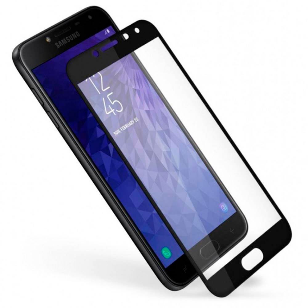 Захисне скло для SAMSUNG J400 Galaxy J4 (2018) (0.3 мм, 2.5D, Full Screen, чорний) - Зображення 3