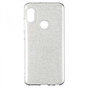 Чохол Remax Glitter Silicone для Xiaomi Redmi Note 6 Pro Срібний