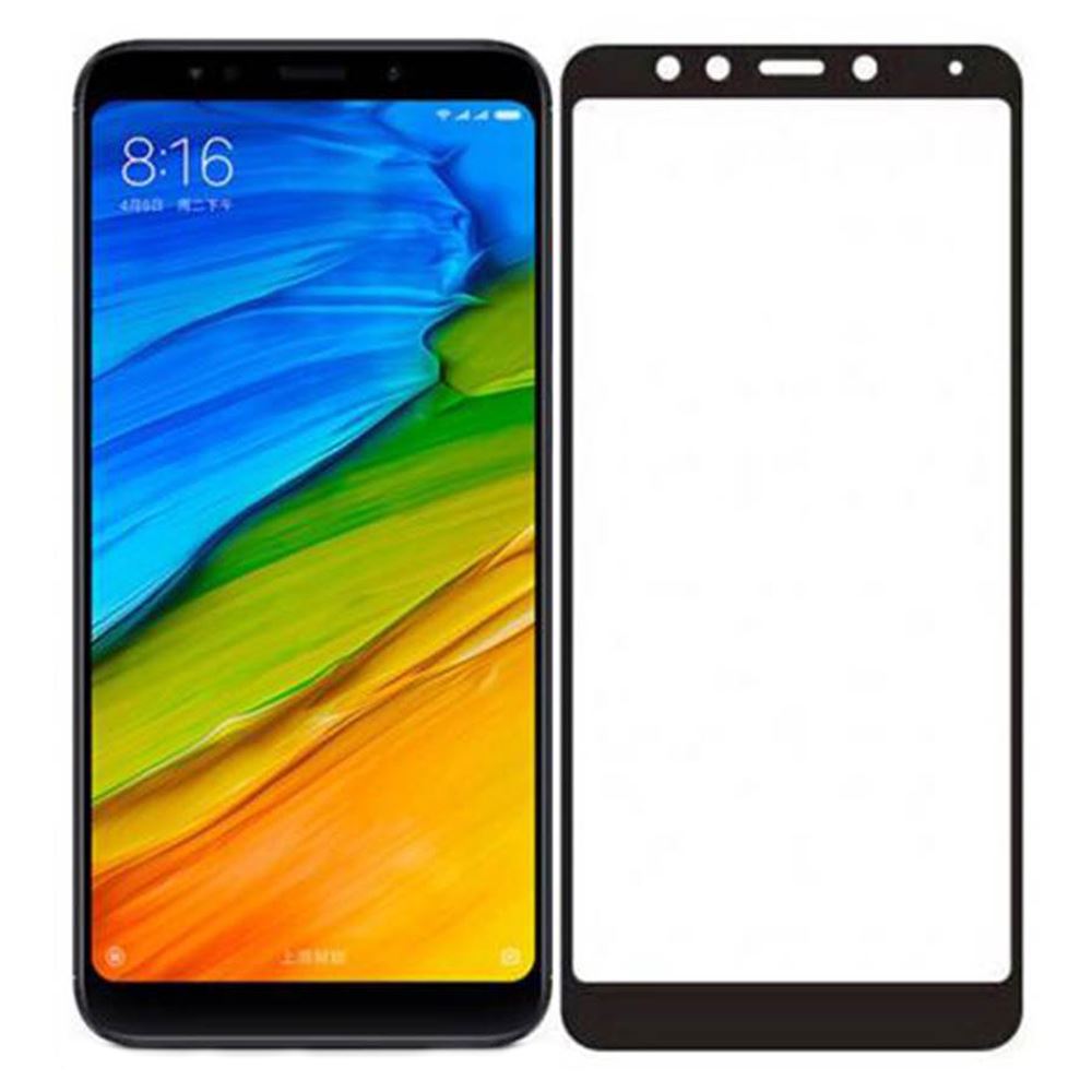 Захисне скло для XIAOMI Redmi 5 Plus Full Glue (0.3 мм, 2.5D, чорний) - Зображення 3