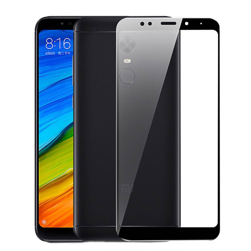 Захисне скло для XIAOMI Redmi 5 Plus Full Glue (0.3 мм, 2.5D, чорний) - Зображення 2