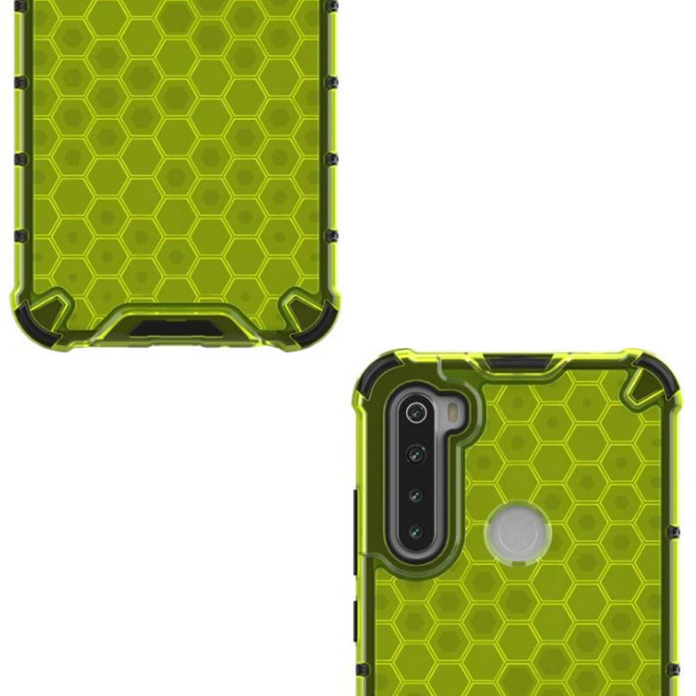 Чохол ударостійкий Crashproof Honeycomb для Xiaomi Redmi Note 8 (Зелений) - Зображення 5