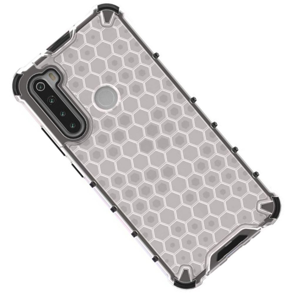 Чохол ударостійкий Crashproof Honeycomb для Xiaomi Redmi Note 8 (Прозорий) - Зображення 5