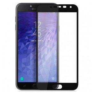 Захисне скло для SAMSUNG J400 Galaxy J4 (2018) (0.3 мм, 2.5D, Full Screen, чорний)