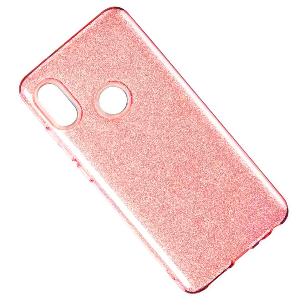Чохол Remax Glitter Silicone для Xiaomi Redmi 6 Pro (Mi A2 Lite) Червоний - Зображення 3