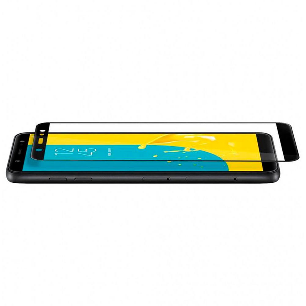 Захисне скло для Samsung J600 J6 (2018) Full Glue (0.3 мм, 2.5D, чорний) - Зображення 2
