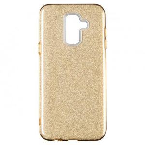 Чохол Remax Glitter Silicone для Samsung J610 (J6 Plus) Золотий