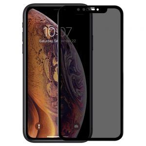 Захисне скло для APPLE iPhone X / XS / 11 Pro Full Glue Анти-шпигун (0.3 мм, 2.5D, чорний)