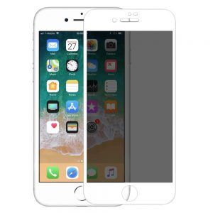 Захисне скло для APPLE iPhone 6 Full Glue Анти-шпигун (0.3 мм, 2.5D, білий)