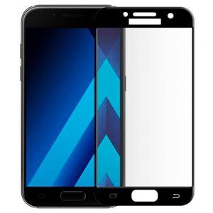 Захисне скло для SAMSUNG A320 Galaxy A3 (2017)  (0.3 мм, 2.5D, Full Screen, чорний)