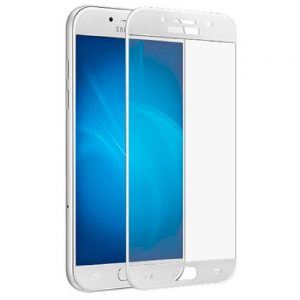 Захисне скло для SAMSUNG A520 Galaxy A5 (2017) (0.3 мм, 2.5D, з білим Silk Screen покриттям)