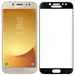 Захисне скло для Samsung J730 Galaxy J7 (2017) Full Glue (0.3 мм, 2.5D, чорний)