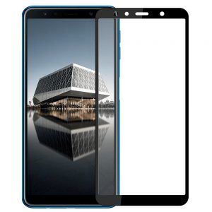 Захисне скло для Samsung A750 Galaxy A7 (2018) Full Glue (0.3 мм, 2.5D, чорний)