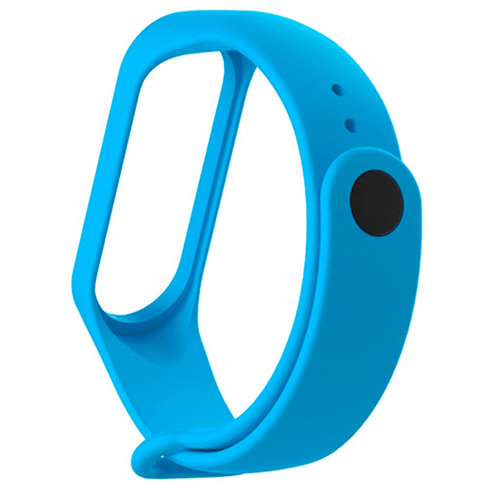 Ремінець силіконовий для фітнес-браслета Xiaomi Mi Band 3/4 Синій - Зображення 2