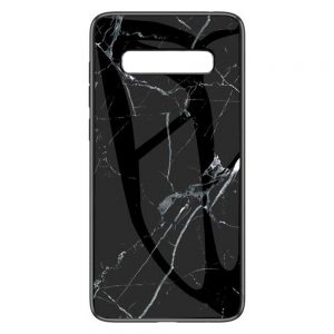 Чохол скляний Luxury Marble для Samsung Galaxy S10