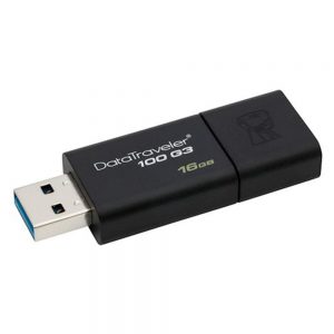 Флеш-пам'ять Kingston DataTraveler 100 16GB Чорний