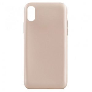 Чохол Original Silicone для iPhone X / XS Пудровий
