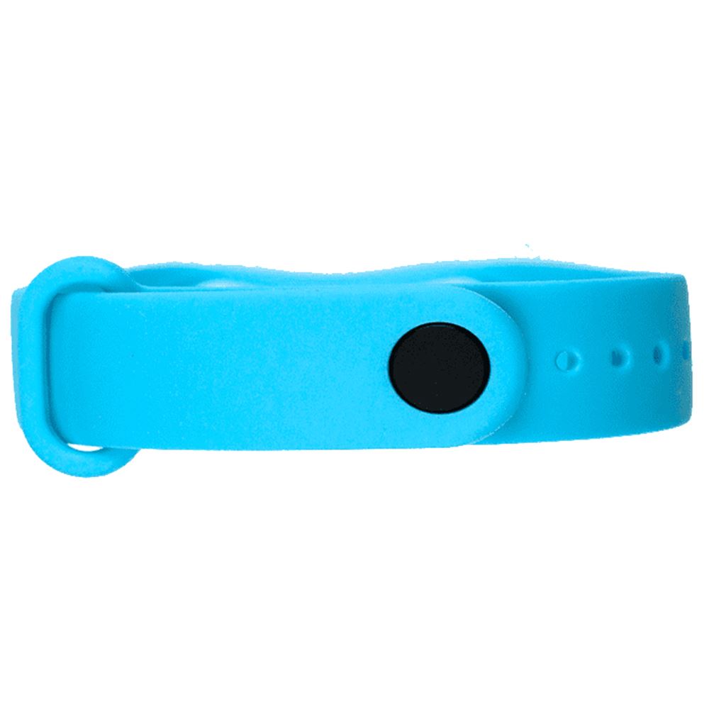 Ремінець силіконовий для фітнес-браслета Xiaomi Mi Band 3/4 Блакитний - Зображення 2