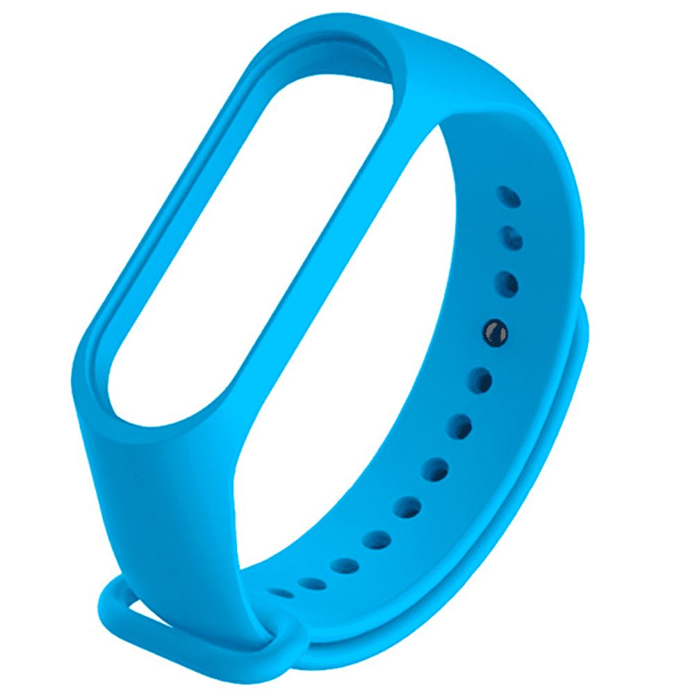 Ремінець силіконовий для фітнес-браслета Xiaomi Mi Band 3/4 Синій - Зображення 3