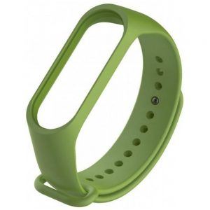 Ремінець силіконовий для фітнес-браслета Xiaomi Mi Band 3/4 Сосновий