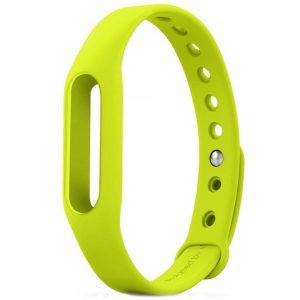 Ремінець силіконовий для фітнес-браслета Xiaomi Mi Band 2 Світло-зелений