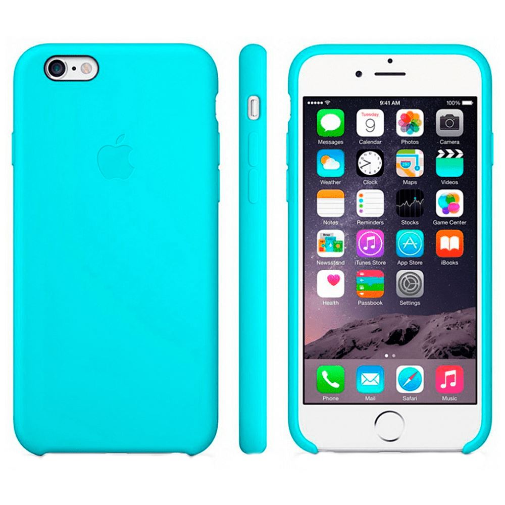 Чохол оригінальний для iPhone 6/6s (Блакитний / Cornflower) - Зображення 5