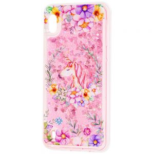 Чохол Lively Glitters для Samsung A10 A105 Єдиноріг