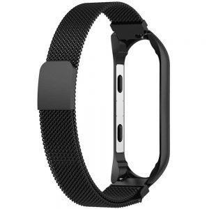 Ремінець Milanese design для Xiaomi Mi Band 3/4 Чорний